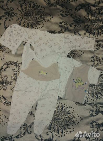 Одежда пакетом от 0-2мес, от 2-3 мес цена за всё