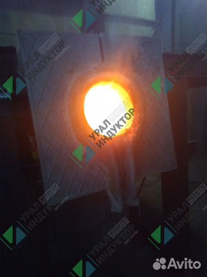 Индукционная плавильная печь 150 кг