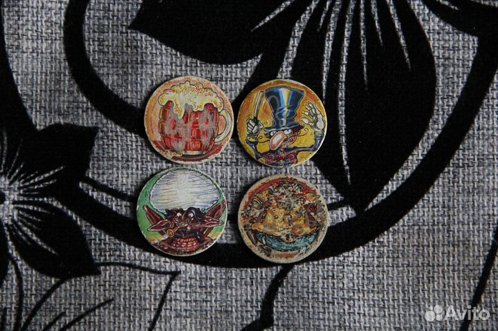 Фишки, сотки, кепсы, Chupa Caps, FUN caps, Жуть