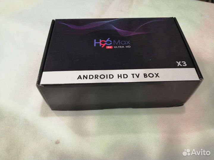 TV андроид приставка H 96 max X3 4/64 8К