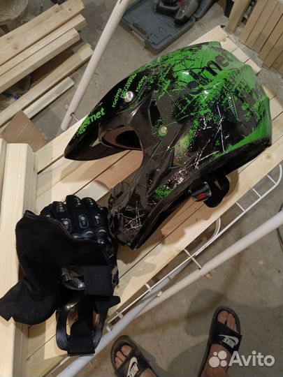 Мотошлем кроссовый