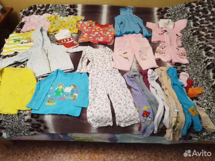 Одежда пакетом на девочку с рождения до 2лет