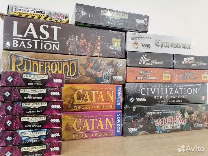 Обновлен Настольные игры новые в плёнке