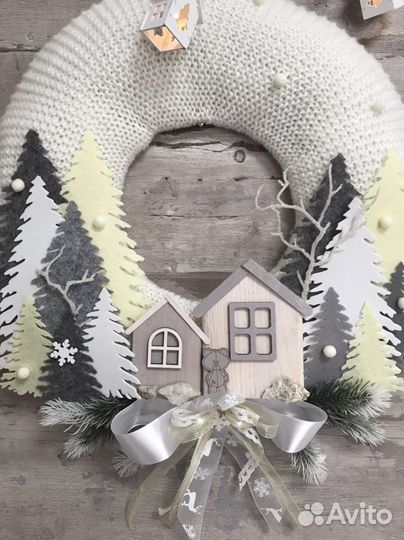 Новогодний венок,декор