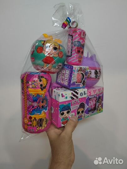 Кукла лол большой подарочный набор 7 кукол