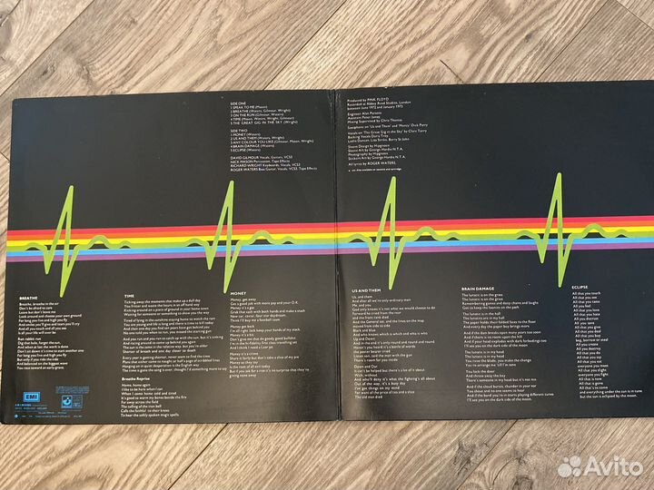 Pink Floyd The Dark Side Of The Moon lp UK