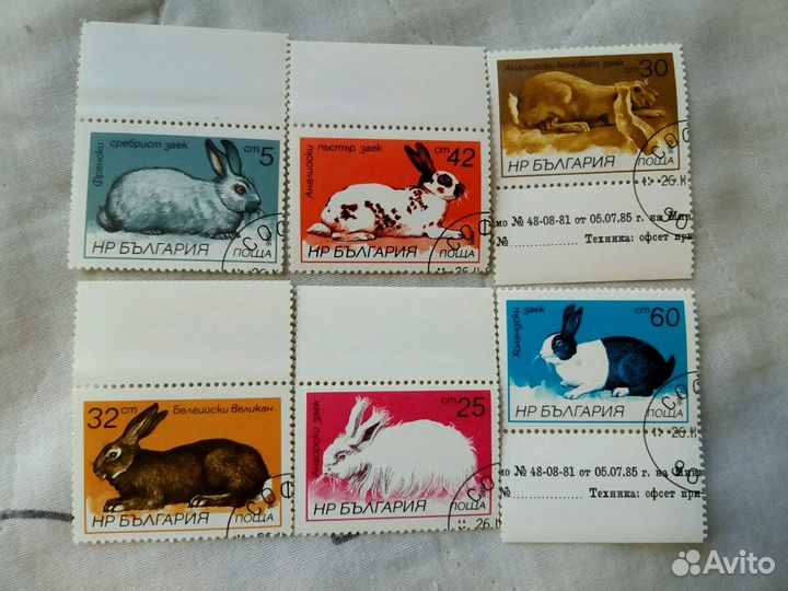 Марка СССР флора и фауна