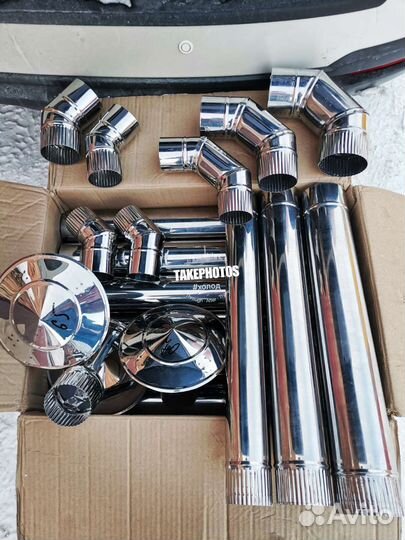 Труба нержавейка 60/65/70/80мм для рыбаков