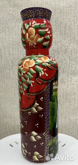 Матрешка-футляр для бутылки, 37,5, новая