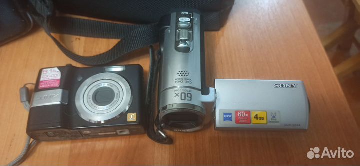 Видеокамера sony, фотоаппарат Lumix