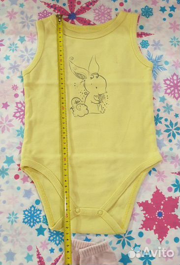 Боди комбинезон песочник одежда на девочку р.86