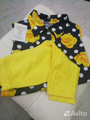 Костюм рубашка+бриджи. Новые. Переросла