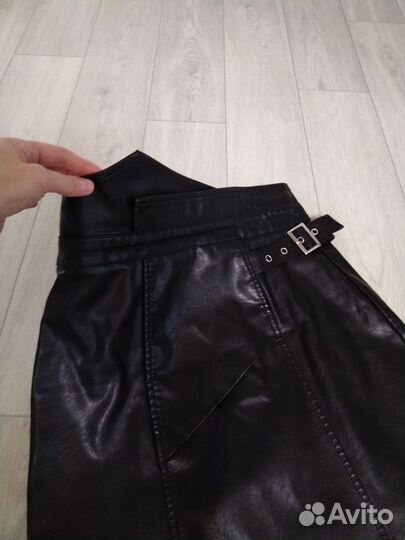 Кожаная юбка