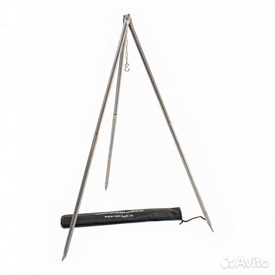 Тренога разборная костровая в чехле для охоты