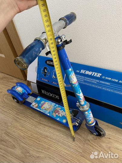 Самокат детский трехколесный складной