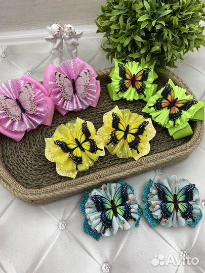 Резиночки и заколочки ручной работы