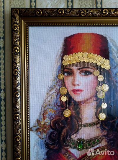 Вышитая картина (бриллиант души моей)