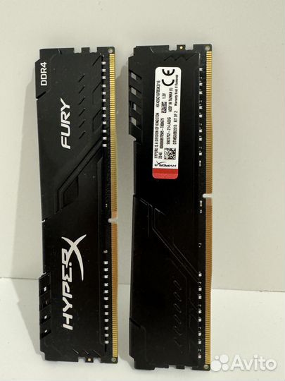 Оперативаня память Kingston HyperX Fury DDR4 8gb