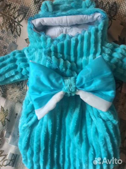 Конверт на выписку для мальчика осень