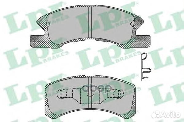 05P1443 Колодки тормозные daihatsu charade/cuor