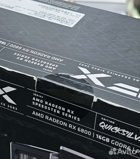 Radeon RX 6800 XFX Speedster qick319 Core 16G