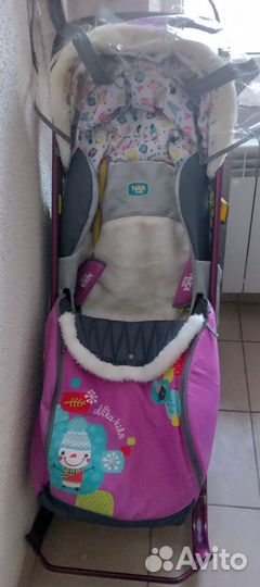 Коляска санки