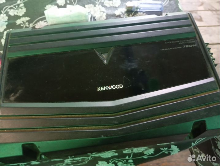 Усилитель кенвоод740 ват, масс1-1000