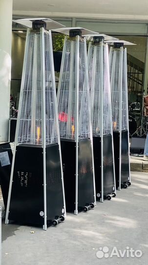 Аренда уличных обогревателей Пирамида