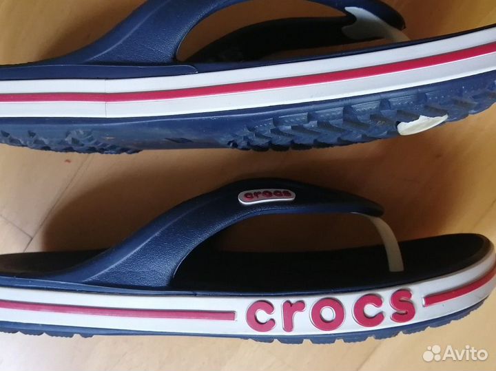 Crocs кроксы шлёпанцы синие