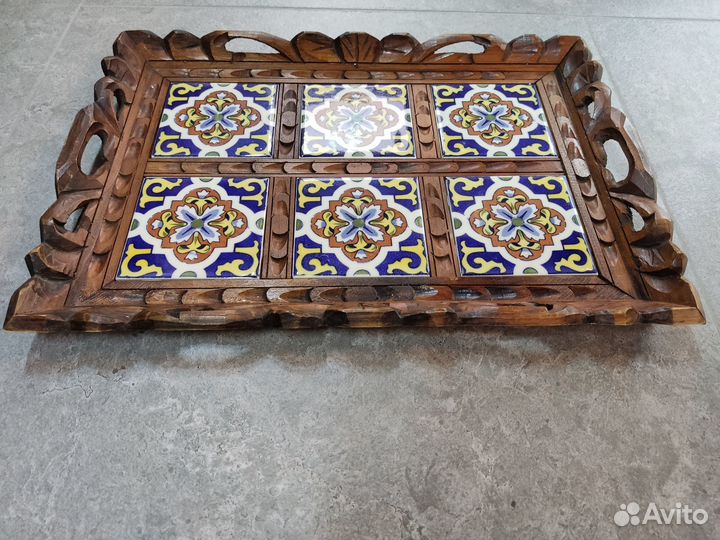 Поднос ручной работы 1960 г. Франция