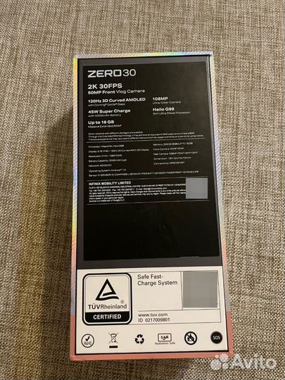 Infinix Zero 30 4G, 8/256 ГБ