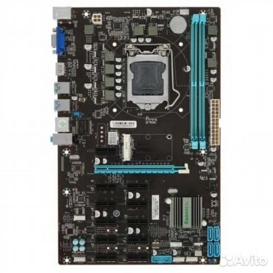 Материнская плата бу gigabyte esonic B250-BTC-glad