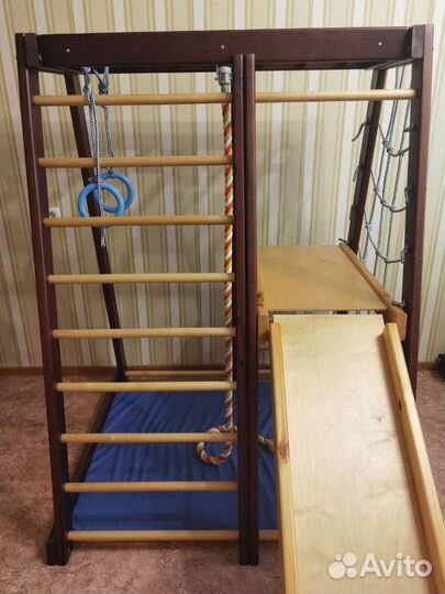 Детский спортивный деревянный комплекс Шалун