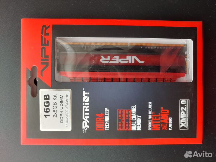 Patriot Viper 4 16gb 3733 мгц