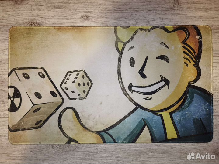 Игровой коврик для клавиатуры мыши 40*70 fallout