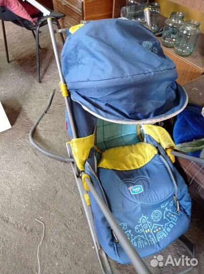 Коляска санки