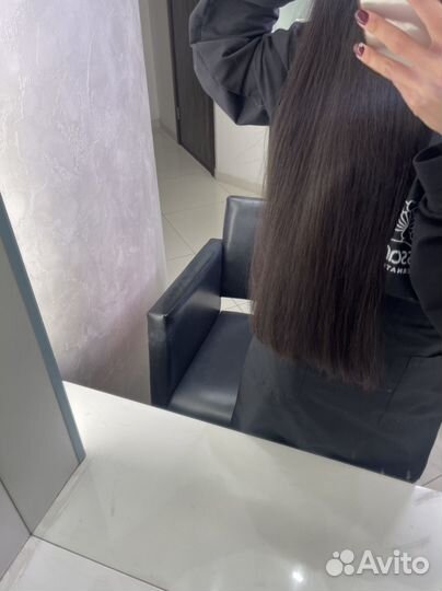 Волосы на трессе славянка 63см