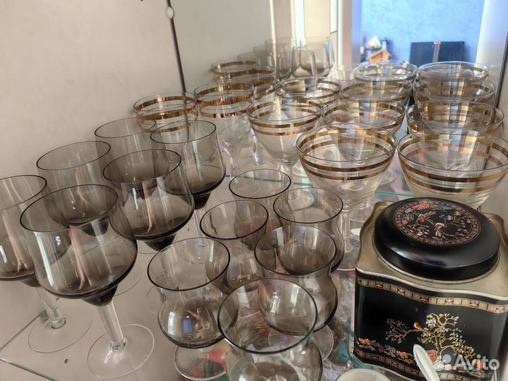 Фужеры стеклянные, СССР