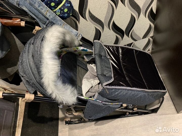 Детские санки коляска