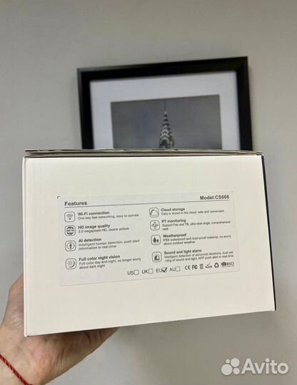 Камера видеонаблюдения wifi уличная cs-666 ip