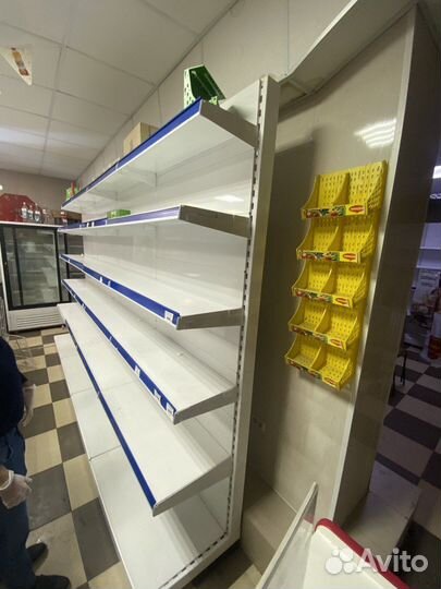 Стеллаж торговый металлический б/у