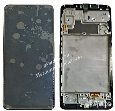 LCD Samsung M225F М22 модуль amoled в рамке