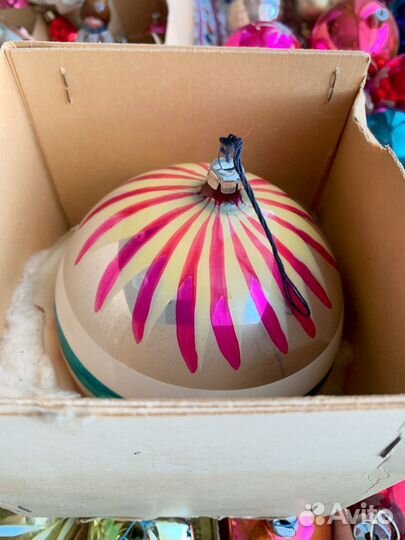 Шар елочный новогодний СССР