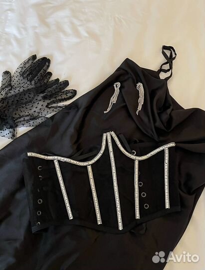 Корсет женский со стразами