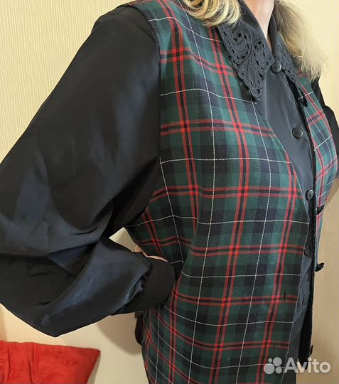 Жилет клетка