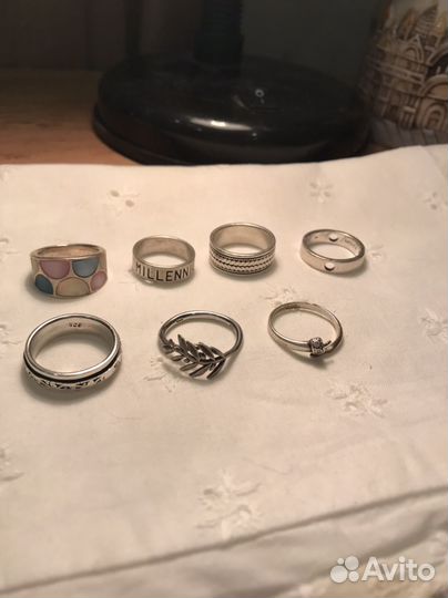 Кольца серебро 925