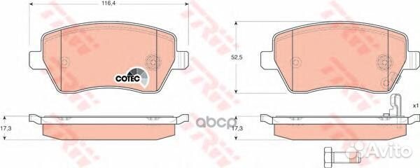 Колодки торм.пер./дат. suzuki Swift III