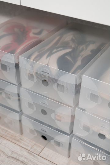 Прозрачные коробки для хранения вещей универсальные