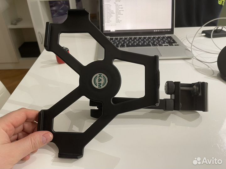 K&M держатель для iPad на стойку