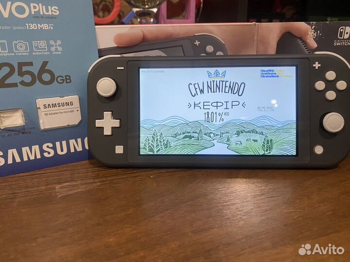 Прошитый Nintendo Switch Lite 256GB